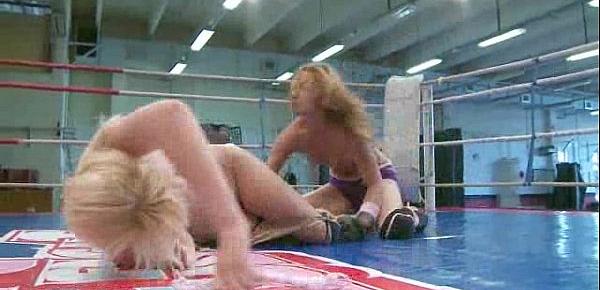  NudeFightClub presents Celine Doll vs Aleska Diamond